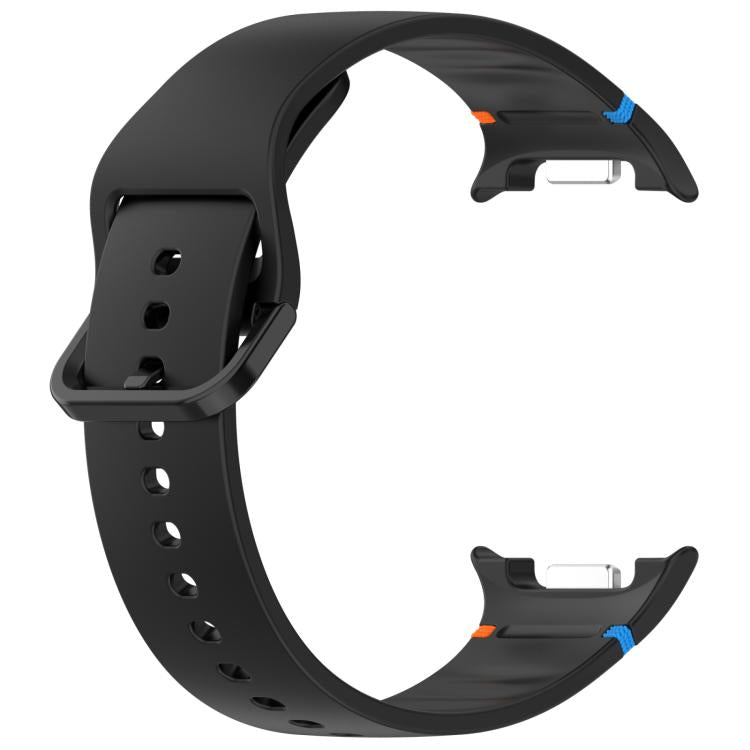 For Samsung Galaxy Watch8 Classic 46mm / Watch8 44mm / 40mm xDfind Stitched Solid Color Silicone Watch Band, Size:20mm