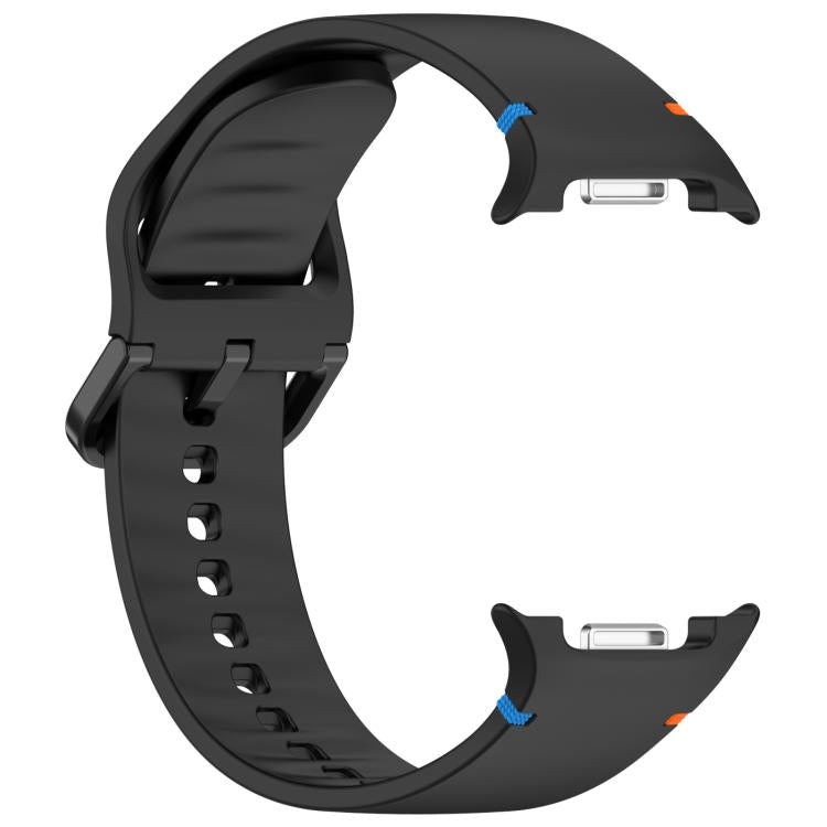 For Samsung Galaxy Watch8 Classic 46mm / Watch8 44mm / 40mm xDfind Stitched Solid Color Silicone Watch Band, Size:20mm
