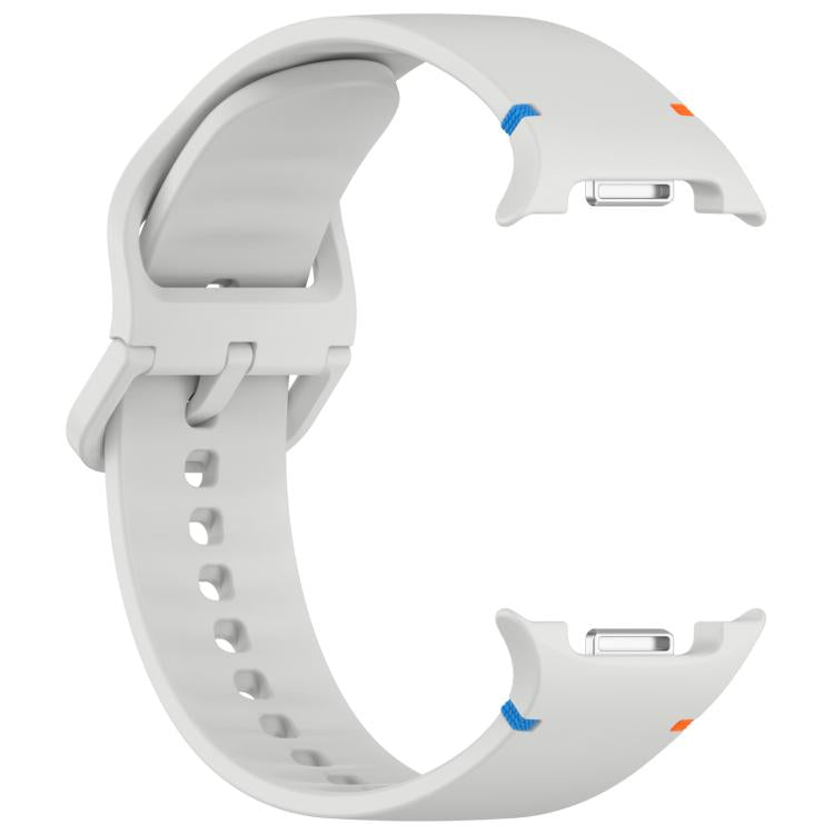For Samsung Galaxy Watch8 Classic 46mm / Watch8 44mm / 40mm xDfind Stitched Solid Color Silicone Watch Band, Size:20mm
