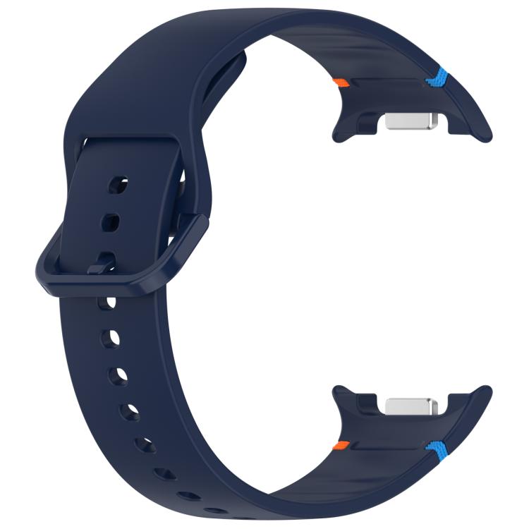 For Samsung Galaxy Watch8 Classic 46mm / Watch8 44mm / 40mm xDfind Stitched Solid Color Silicone Watch Band, Size:20mm