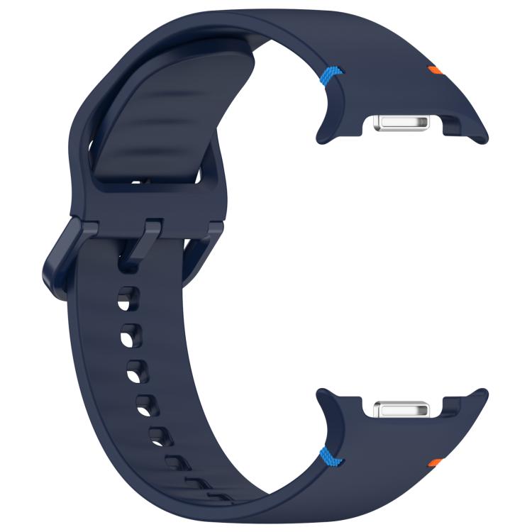For Samsung Galaxy Watch8 Classic 46mm / Watch8 44mm / 40mm xDfind Stitched Solid Color Silicone Watch Band, Size:20mm