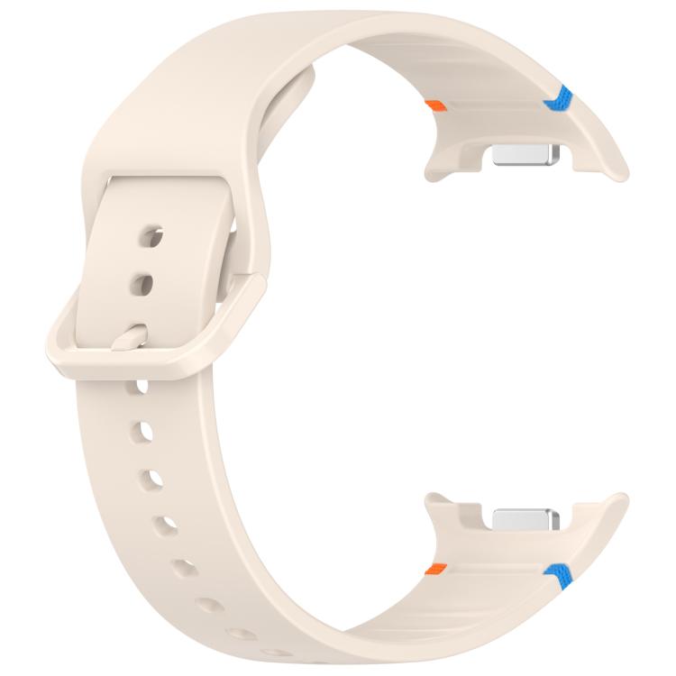 For Samsung Galaxy Watch8 Classic 46mm / Watch8 44mm / 40mm xDfind Stitched Solid Color Silicone Watch Band, Size:20mm