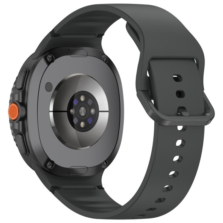 For Samsung Galaxy Watch8 Classic 46mm / Watch8 44mm / 40mm xDfind Stitched Solid Color Silicone Watch Band, Size:20mm