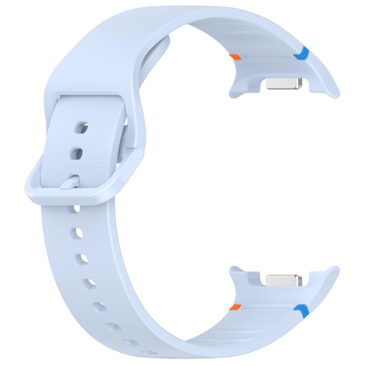 For Samsung Galaxy Watch8 Classic 46mm / Watch8 44mm / 40mm xDfind Stitched Solid Color Silicone Watch Band, Size:20mm