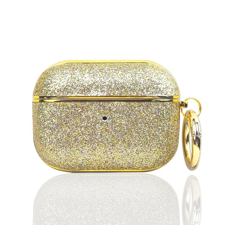For AirPods 4 Electroplating Glitter Powder Wireless Earphone Protective Case
