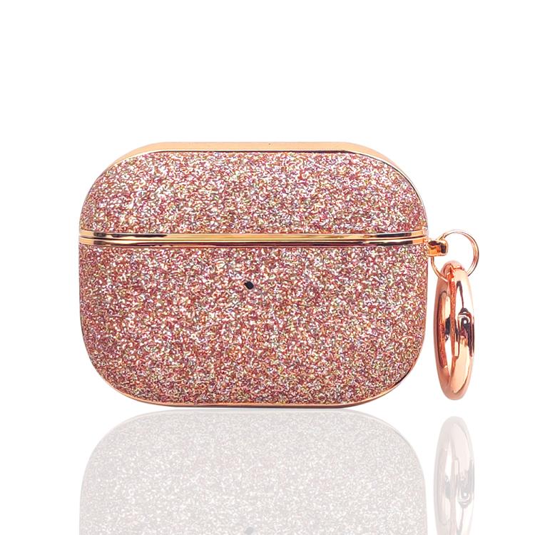 For AirPods 4 Electroplating Glitter Powder Wireless Earphone Protective Case
