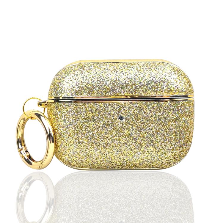 For AirPods Pro 2 Electroplating Glitter Powder Wireless Earphone Protective Case
