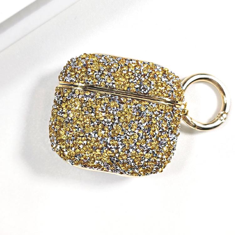 For AirPods 4 Electroplating Glitter Diamond Wireless Earphone Protective Case