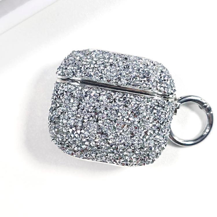 For AirPods 4 Electroplating Glitter Diamond Wireless Earphone Protective Case