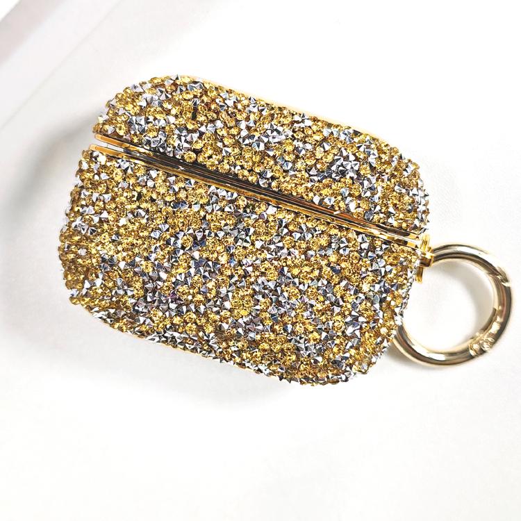 For AirPods Pro Electroplating Glitter Diamond Wireless Earphone Protective Case