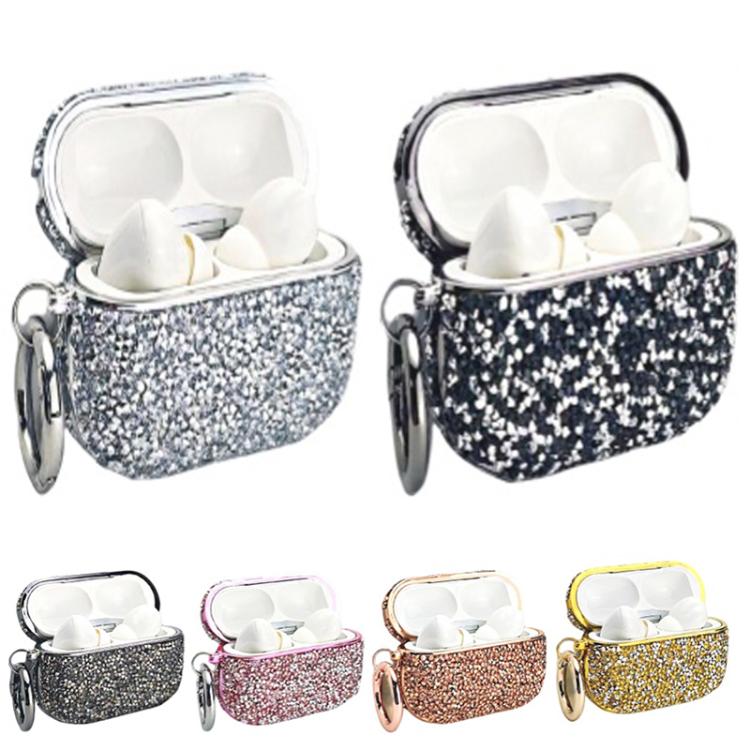 For AirPods 3 Electroplating Glitter Diamond Wireless Earphone Protective Case