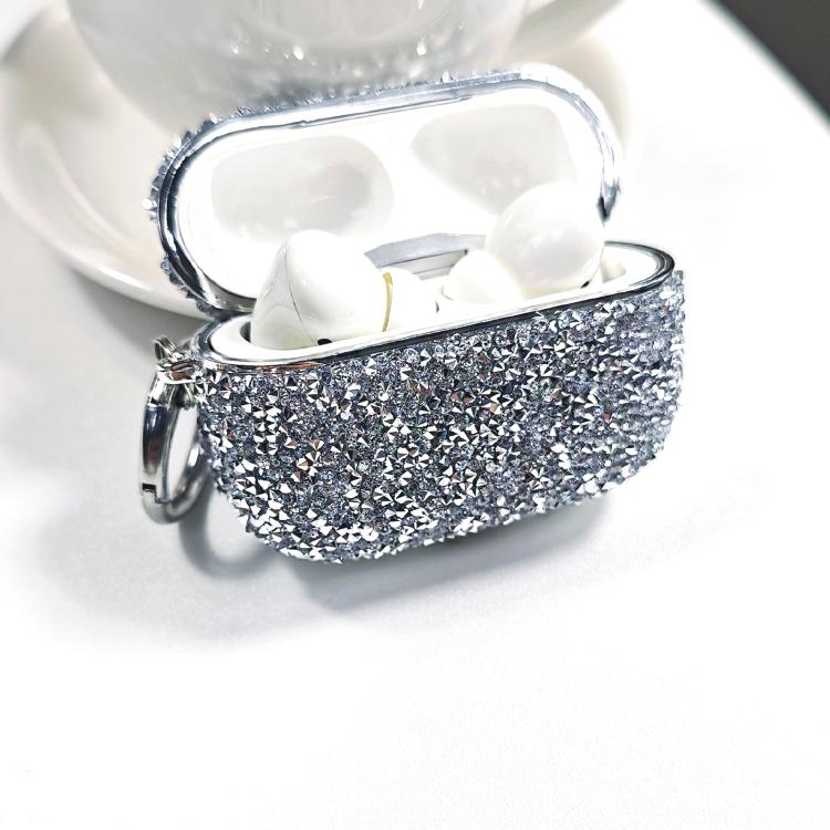 For AirPods 3 Electroplating Glitter Diamond Wireless Earphone Protective Case