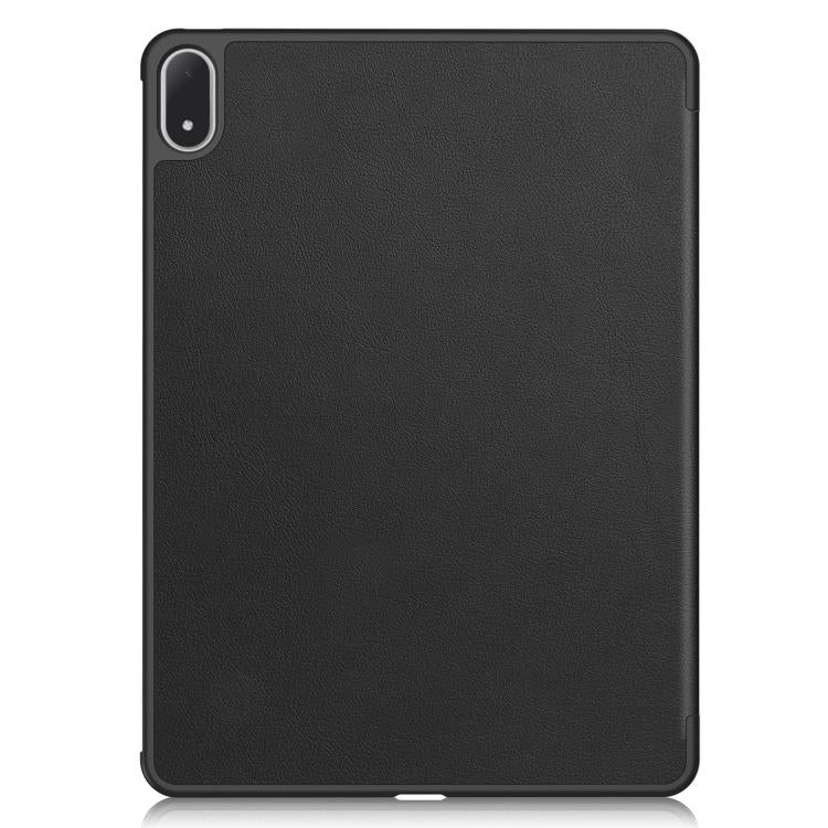 For OnePlus Pad 2 Pro / Pad 3 Global Custer Texture 3-Fold Holder Leather Smart Tablet Case