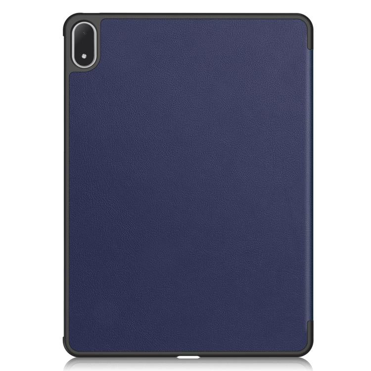 For OnePlus Pad 2 Pro / Pad 3 Global Custer Texture 3-Fold Holder Leather Smart Tablet Case