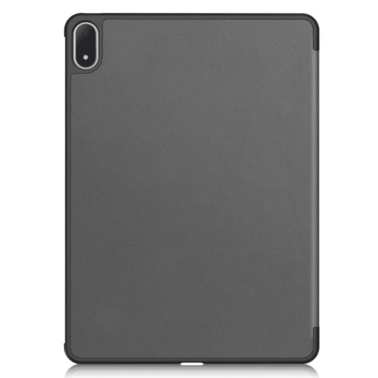 For OnePlus Pad 2 Pro / Pad 3 Global Custer Texture 3-Fold Holder Leather Smart Tablet Case