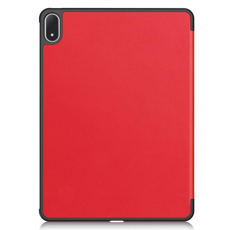 For OnePlus Pad 2 Pro / Pad 3 Global Custer Texture 3-Fold Holder Leather Smart Tablet Case
