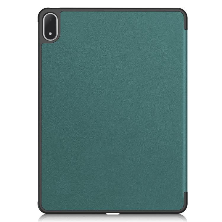 For OnePlus Pad 2 Pro / Pad 3 Global Custer Texture 3-Fold Holder Leather Smart Tablet Case