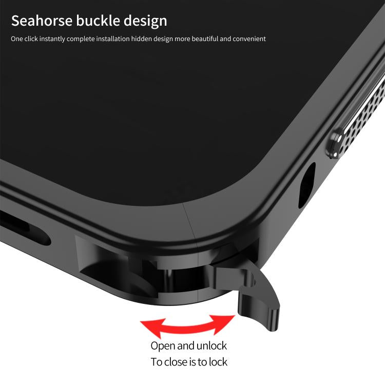 For Google Pixel 9 Pro XL Metal Frame Heat Dissipation Phone Case with Camera Guard Ring