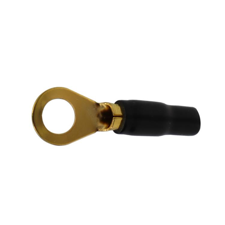 10 Pairs / Set 8GA Car Audio Modification Brass Terminal Crimp - Fork + Round