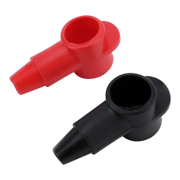 3 Pairs / Set Car Battery Pile Head PVC Protective Cover - Black + Red