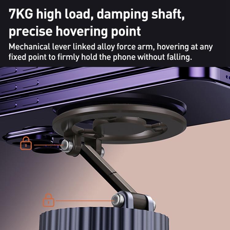 BDK101 Vacuum Adsorption Magnetic Folding Car Phone Holder