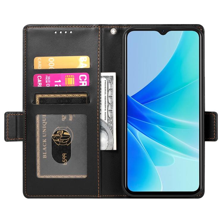 For Sony Xperia 1 VII Side Buckle Magnetic Frosted Leather Phone Case