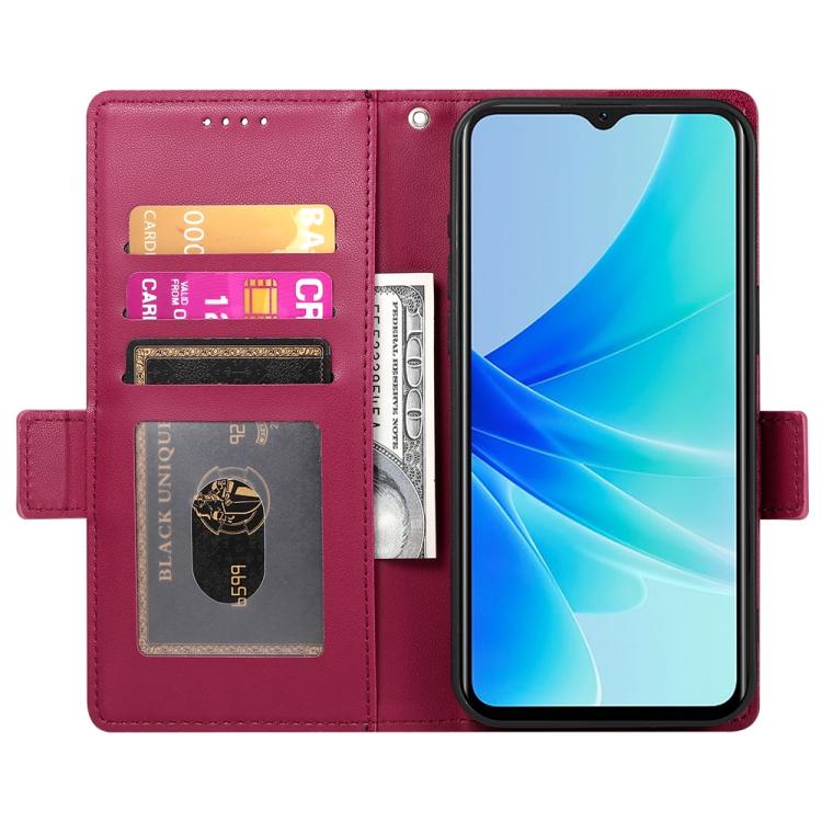 For Sony Xperia 1 VII Side Buckle Magnetic Frosted Leather Phone Case