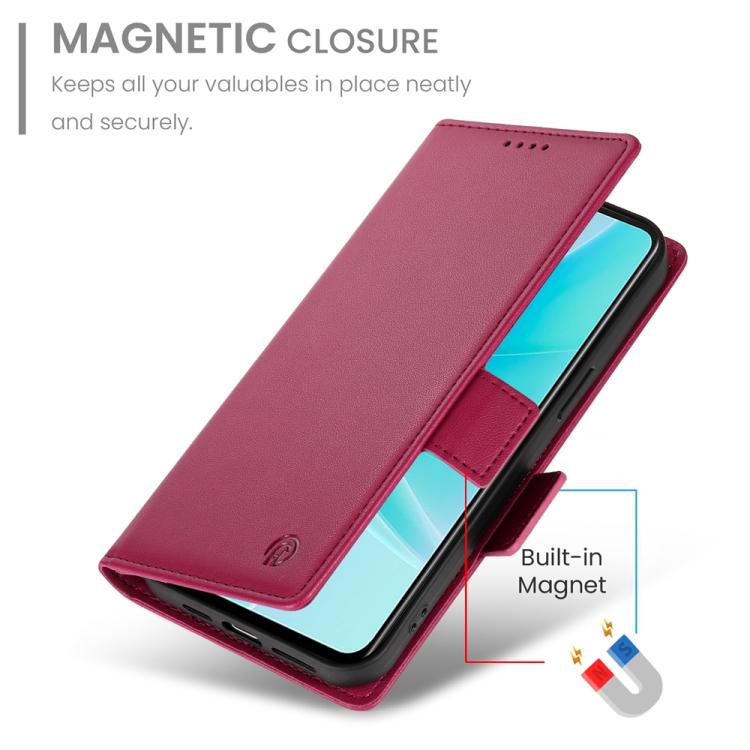 For Sony Xperia 1 VII Side Buckle Magnetic Frosted Leather Phone Case