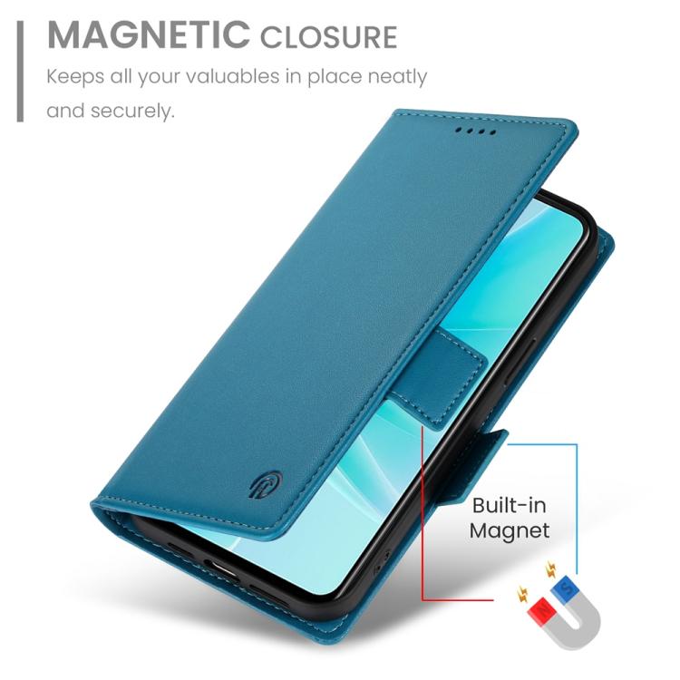 For Sony Xperia 1 VII Side Buckle Magnetic Frosted Leather Phone Case