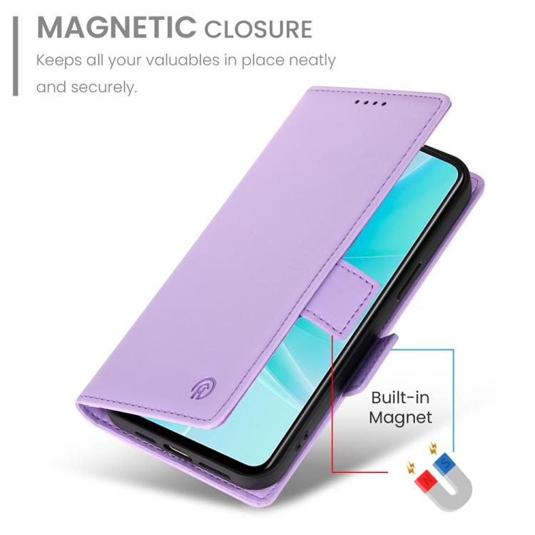 For Sony Xperia 1 VII Side Buckle Magnetic Frosted Leather Phone Case