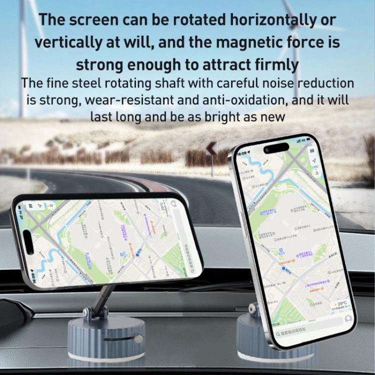BDK103 Vacuum Adsorption Magnetic Folding Car Phone Holder