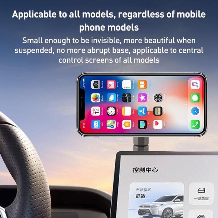 BDK103 Vacuum Adsorption Magnetic Folding Car Phone Holder