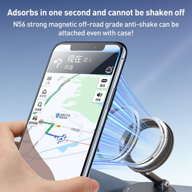BDK103 Vacuum Adsorption Magnetic Folding Car Phone Holder
