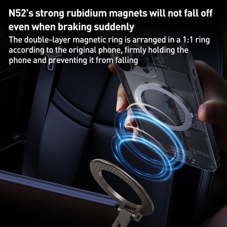 G712 Three-axis Folding Vacuum Adsorption Magnetic Car Phone Holder