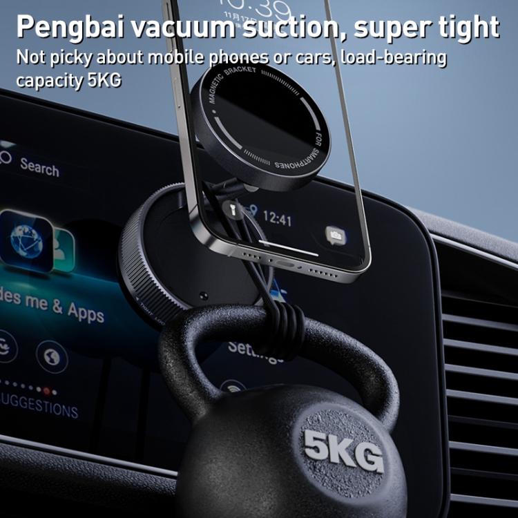 K10A Three-axis Folding Vacuum Adsorption Magnetic Car Phone Holder