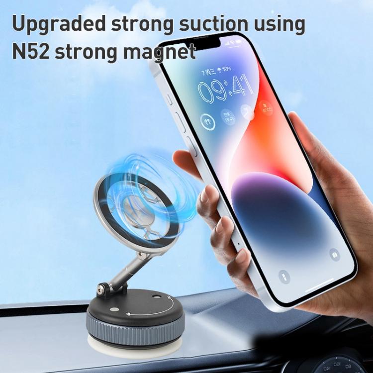 XZK102 Folding Vacuum Adsorption Magnetic Car Phone Holder