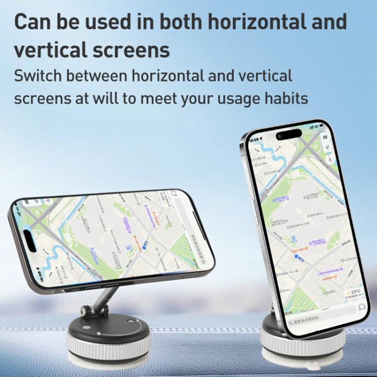 XZK102 Folding Vacuum Adsorption Magnetic Car Phone Holder
