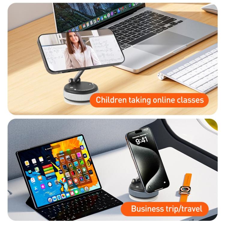 XZK102 Folding Vacuum Adsorption Magnetic Car Phone Holder