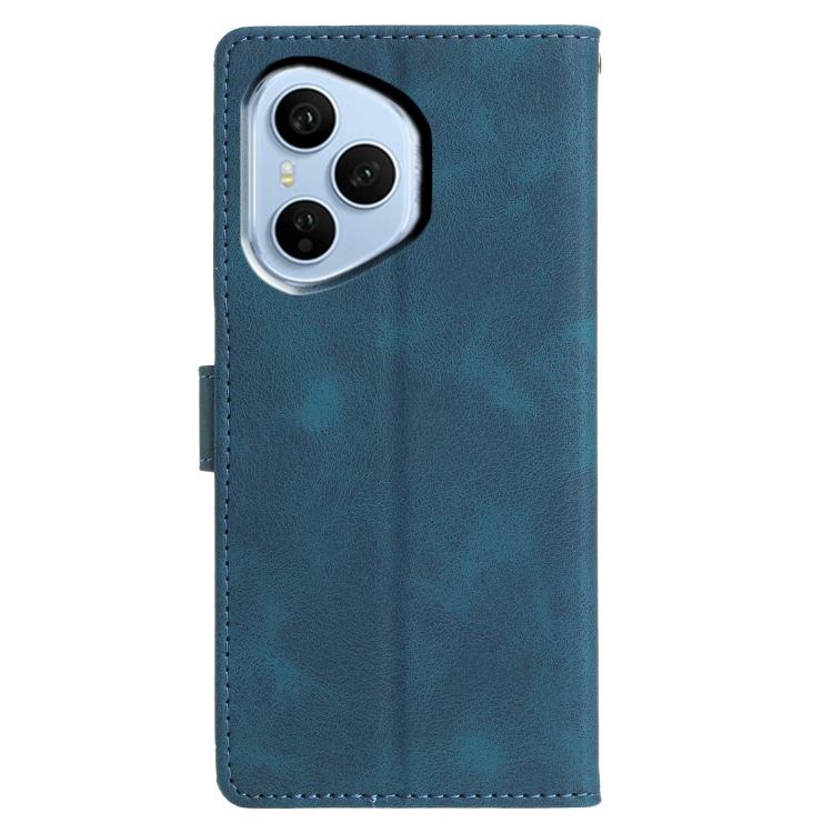 For Honor 400 Pro Global 160.8mm Triangles Embossed Leather Phone Case