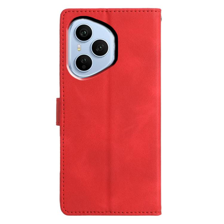 For Honor 400 Pro Global 160.8mm Triangles Embossed Leather Phone Case