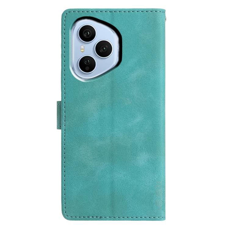For Honor 400 Pro Global 160.8mm Triangles Embossed Leather Phone Case