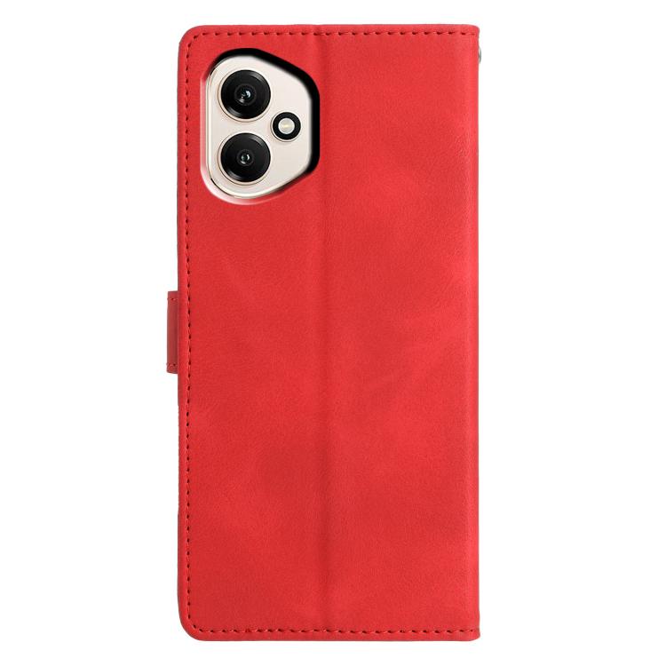 For Honor 400 Global 156.5mm Triangles Embossed Leather Phone Case