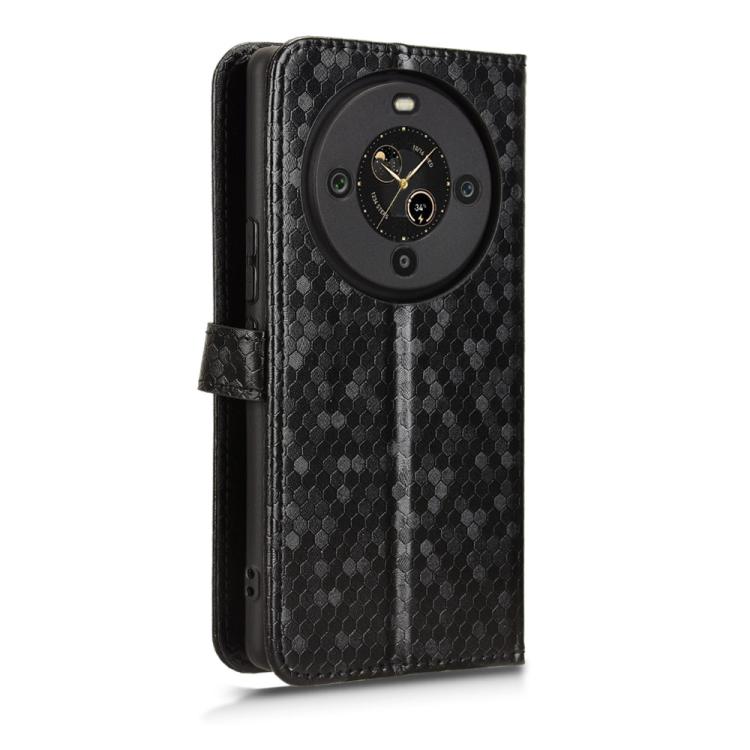 For Fossibot S3 Pro Honeycomb Dot Texture Leather Phone Case