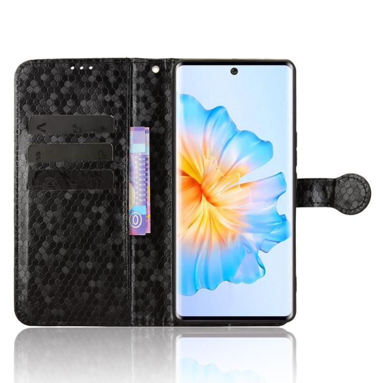 For Fossibot S3 Pro Honeycomb Dot Texture Leather Phone Case