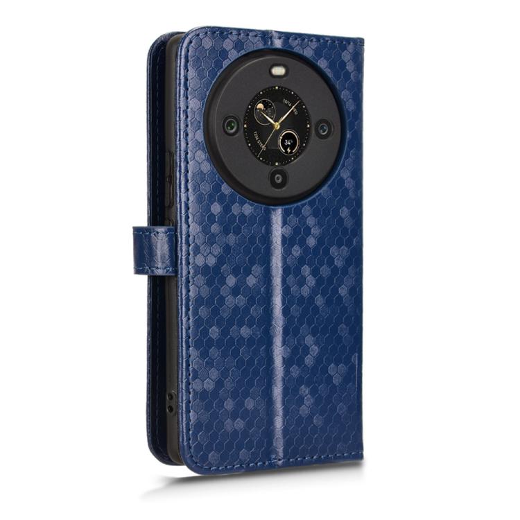For Fossibot S3 Pro Honeycomb Dot Texture Leather Phone Case