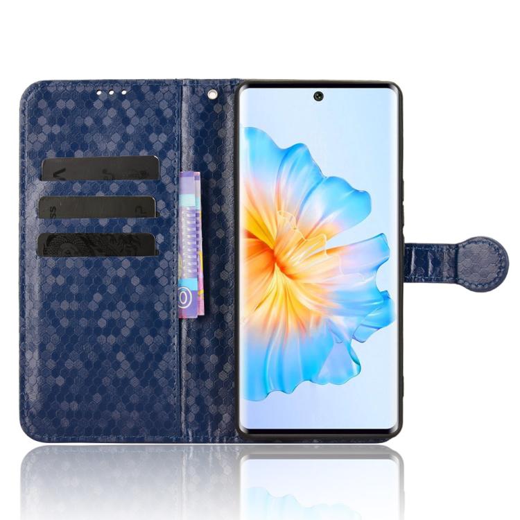 For Fossibot S3 Pro Honeycomb Dot Texture Leather Phone Case