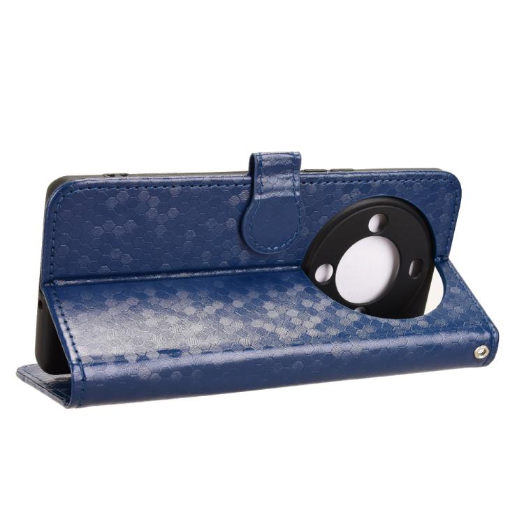 For Fossibot S3 Pro Honeycomb Dot Texture Leather Phone Case