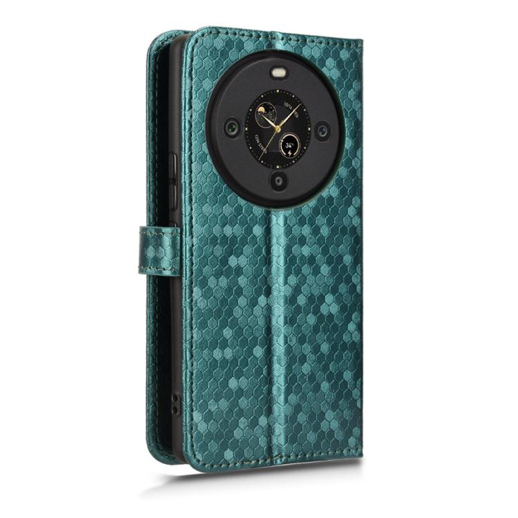 For Fossibot S3 Pro Honeycomb Dot Texture Leather Phone Case