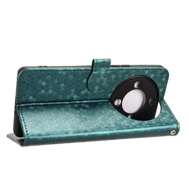 For Fossibot S3 Pro Honeycomb Dot Texture Leather Phone Case