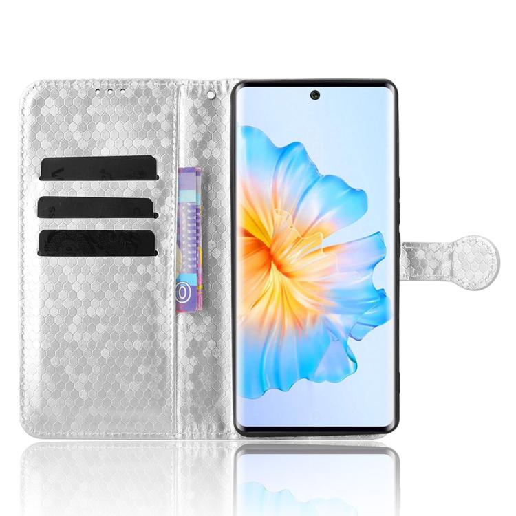 For Fossibot S3 Pro Honeycomb Dot Texture Leather Phone Case
